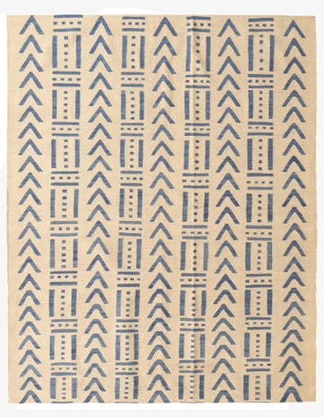 6' 2 x 7' 8 Hand Woven Kilim Modern Wool Rug