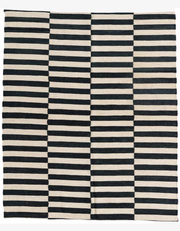 5' 2 x 6' 2 Hand Woven Kilim Modern Wool Rug