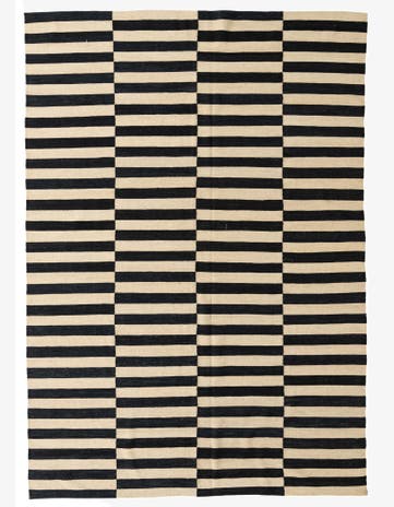 6' 10 x 9' 9 Hand Woven Kilim Modern Wool Rug
