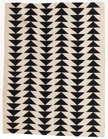 5' 9 x 7' 6 Hand Woven Kilim Modern Wool Rug