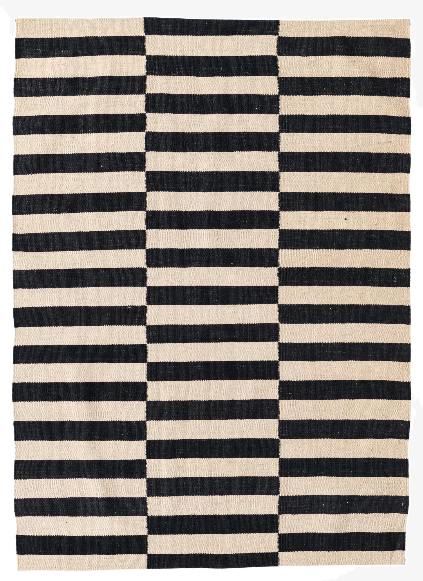 4' 2 x 5' 10  Hand Woven Kilim Modern Wool Rug