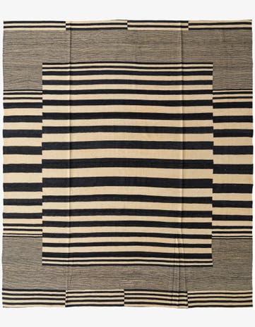 8' 2 x 9' 8 Hand Woven Kilim Modern Wool Rug