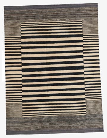 4' 8 x 6' 3 Hand Woven Kilim Modern Wool Rug
