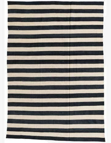 5' 6 x 8' Hand Woven Kilim Modern Wool Rug