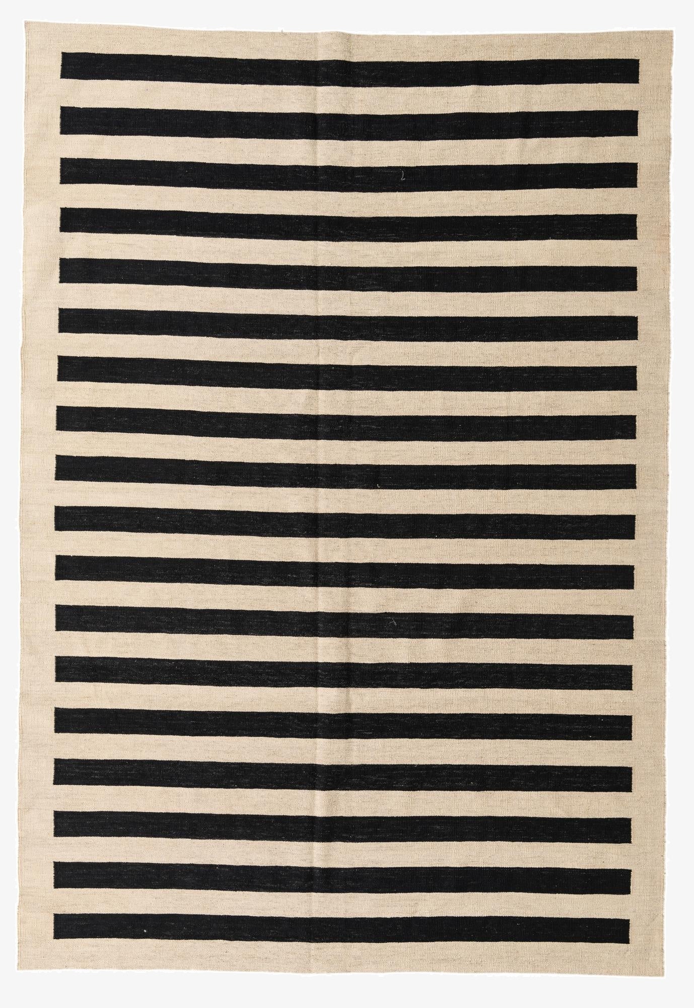 6' 9 x 9' 10  Hand Woven Kilim Modern Wool Rug