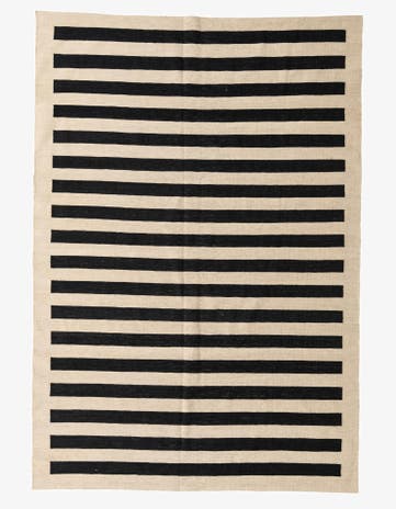 6' 9 x 9' 10 Hand Woven Kilim Modern Wool Rug