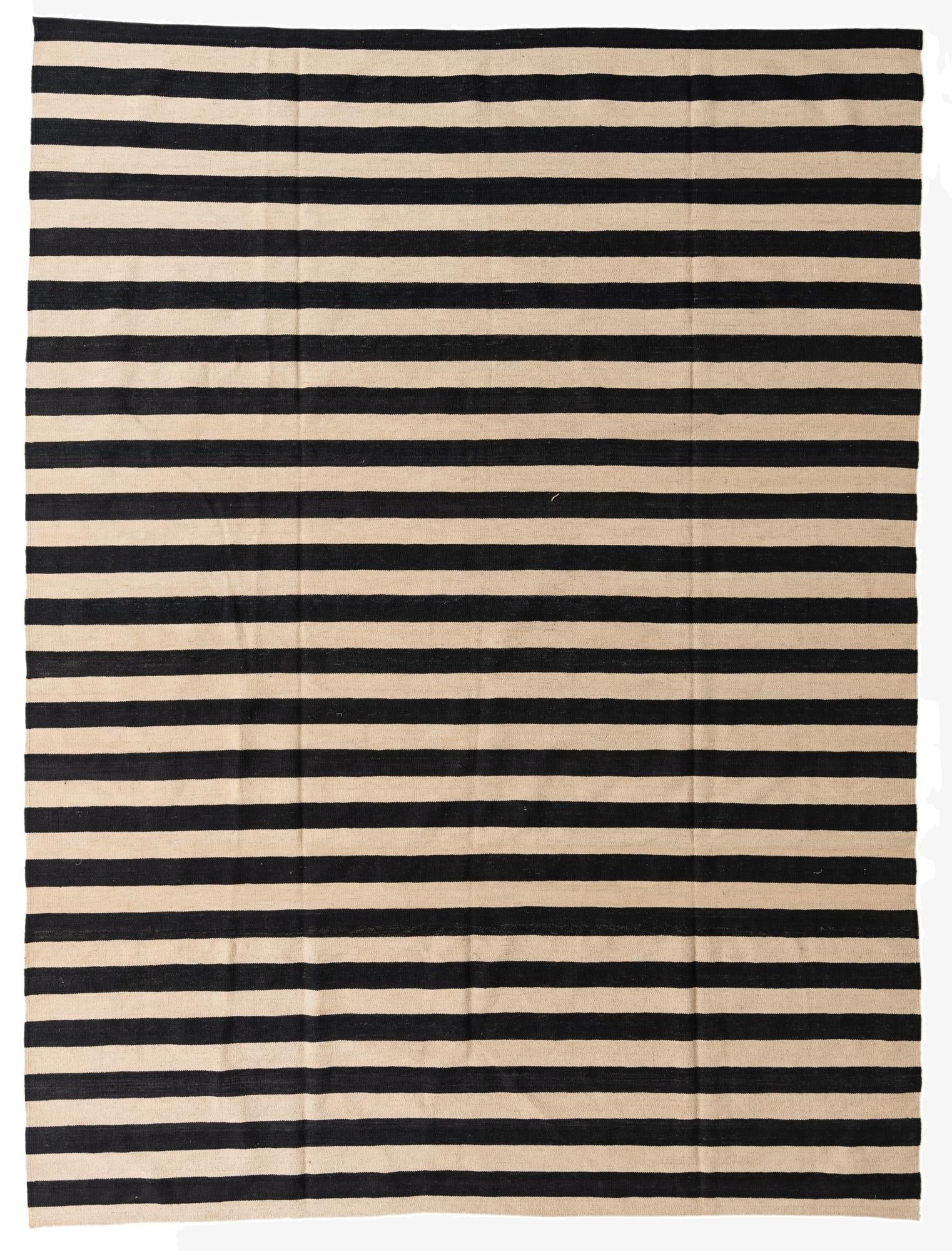 8' 5 x 11' 3  Hand Woven Kilim Modern Wool Rug