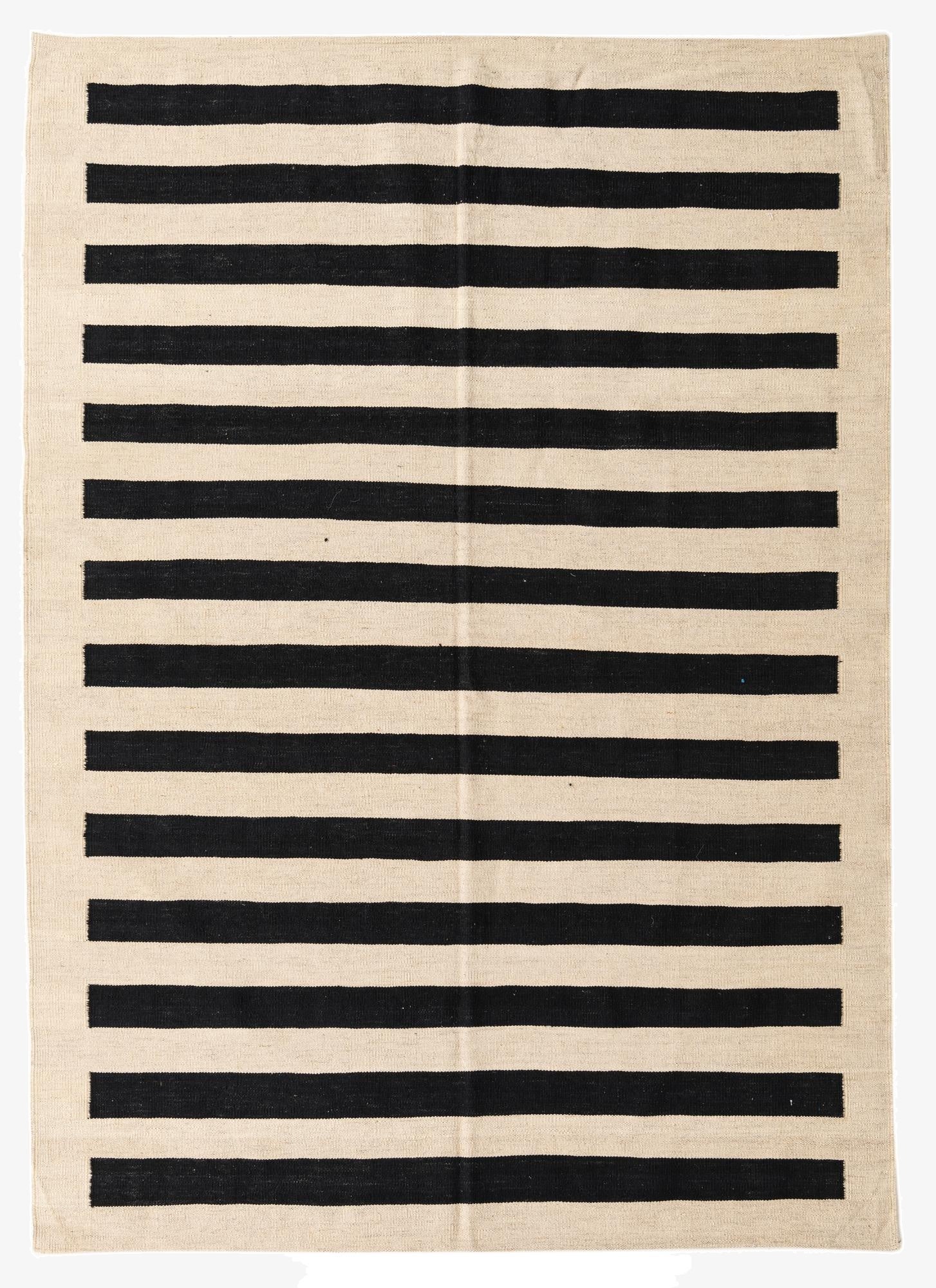 5' 7 x 7' 10  Hand Woven Kilim Modern Wool Rug