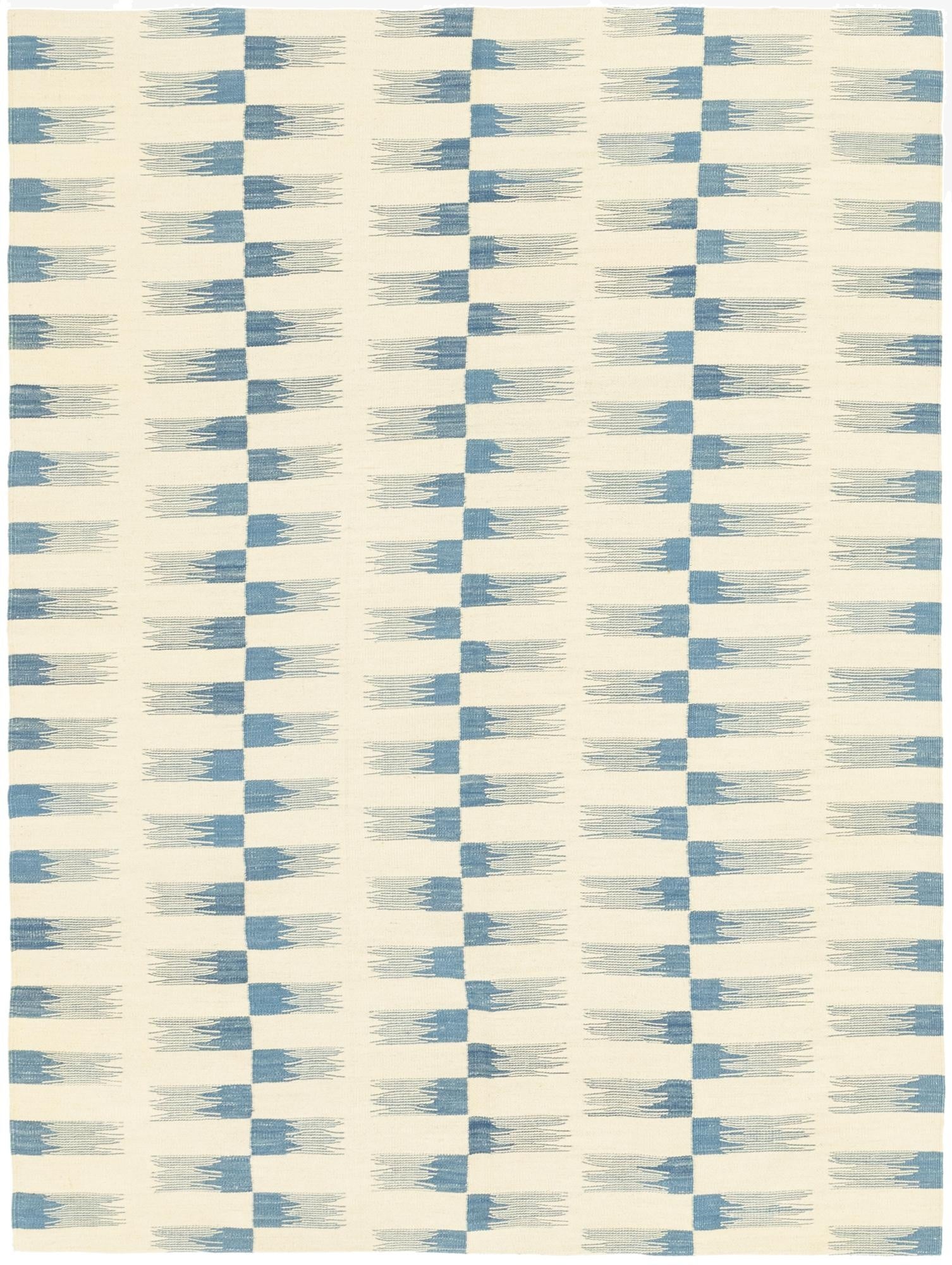 5' 10 x 7' 8  Hand Woven Kilim Modern Wool Rug