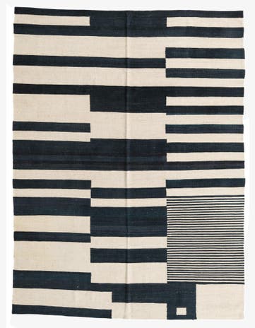 5' 9 x 7' 7 Hand Woven Kilim Modern Wool Rug
