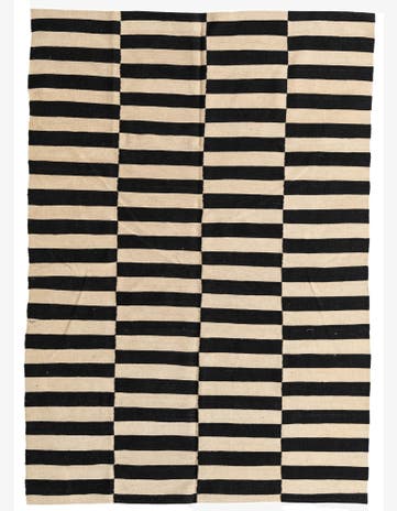 5' 4 x 7' 8 Hand Woven Kilim Modern Wool Rug