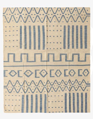 5' x 6' 7 Hand Woven Kilim Modern Wool Rug