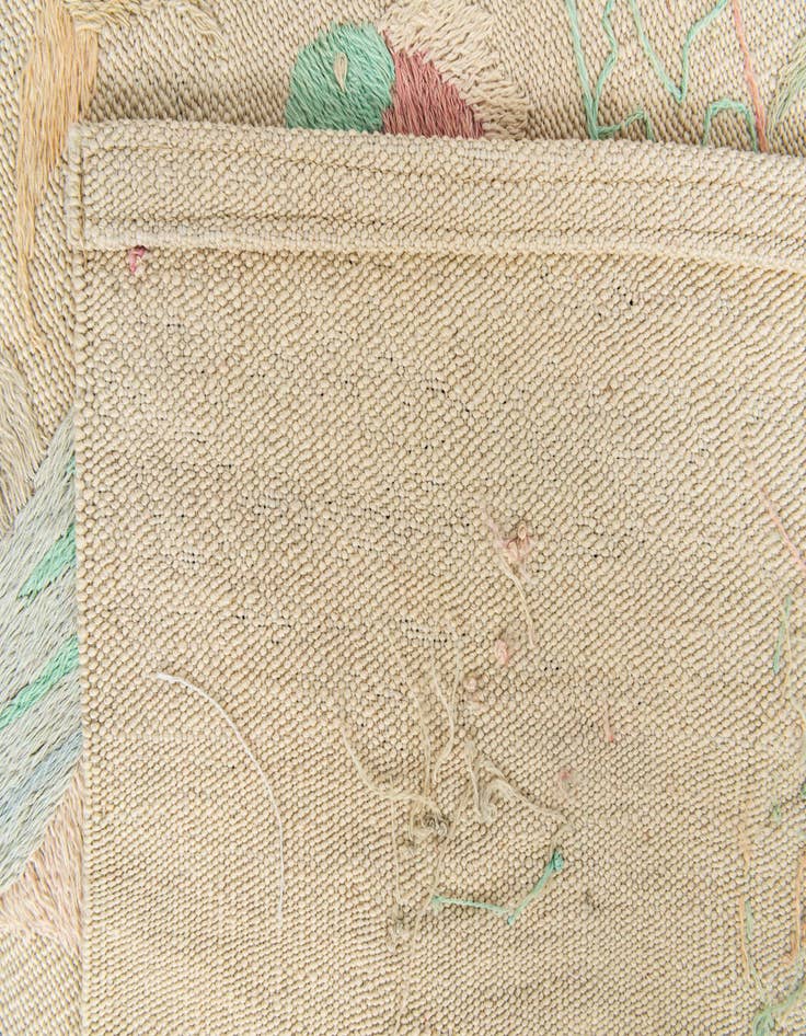 Detail image of 5' 5 x 7' 7  Hand Woven Kilim Suzani Wool Rug