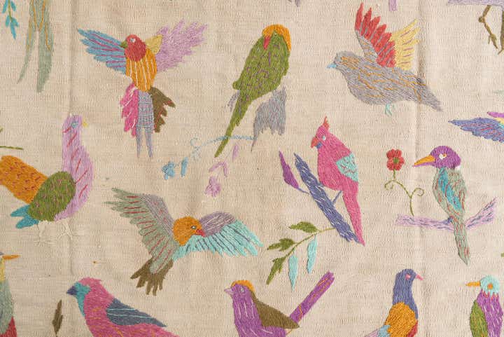 205cm x 280cm Tejido a mano Kilim Suzani Alfombra Lana