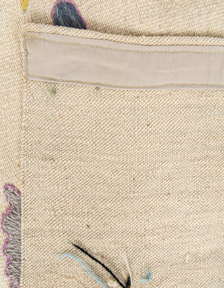 Detail image of 8' 2 x 9' 7  Hand Woven Kilim Suzani Wool Rug