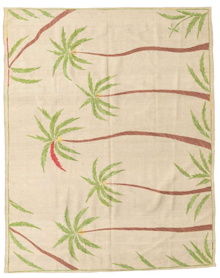 175cm x 220cm Handgeweven Kilim Suzani Wol Vloerkleed