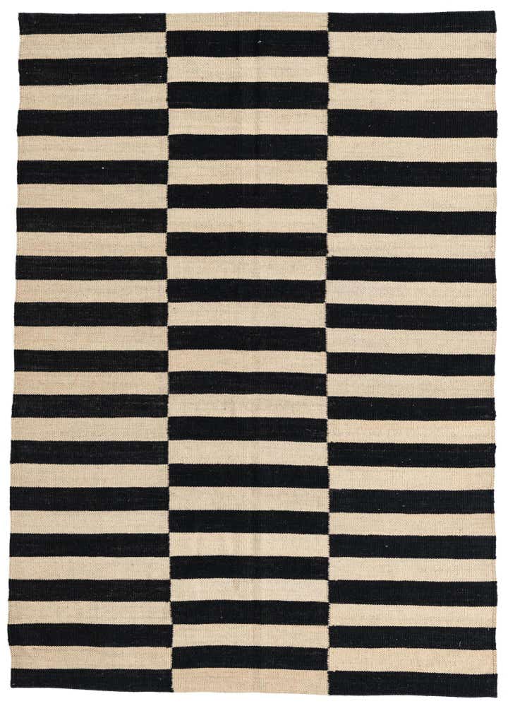 4' 1 x 5' 10 Hand Woven Kilim Suzani Wool Rug
