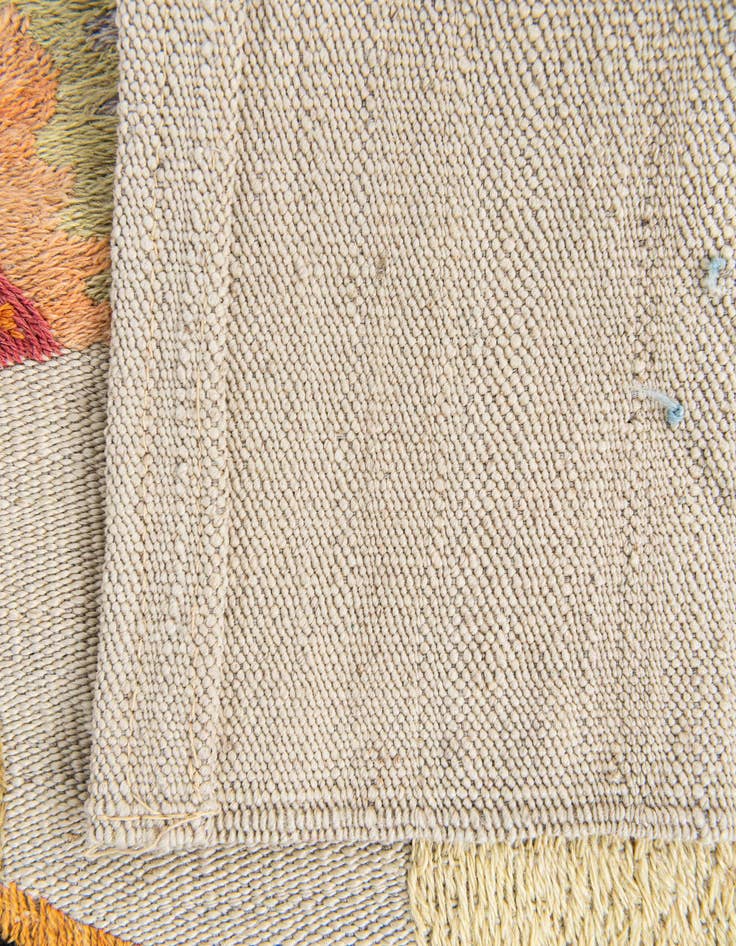 Detail image of 5' x 6' 2  Hand Woven Kilim Suzani Wool Rug