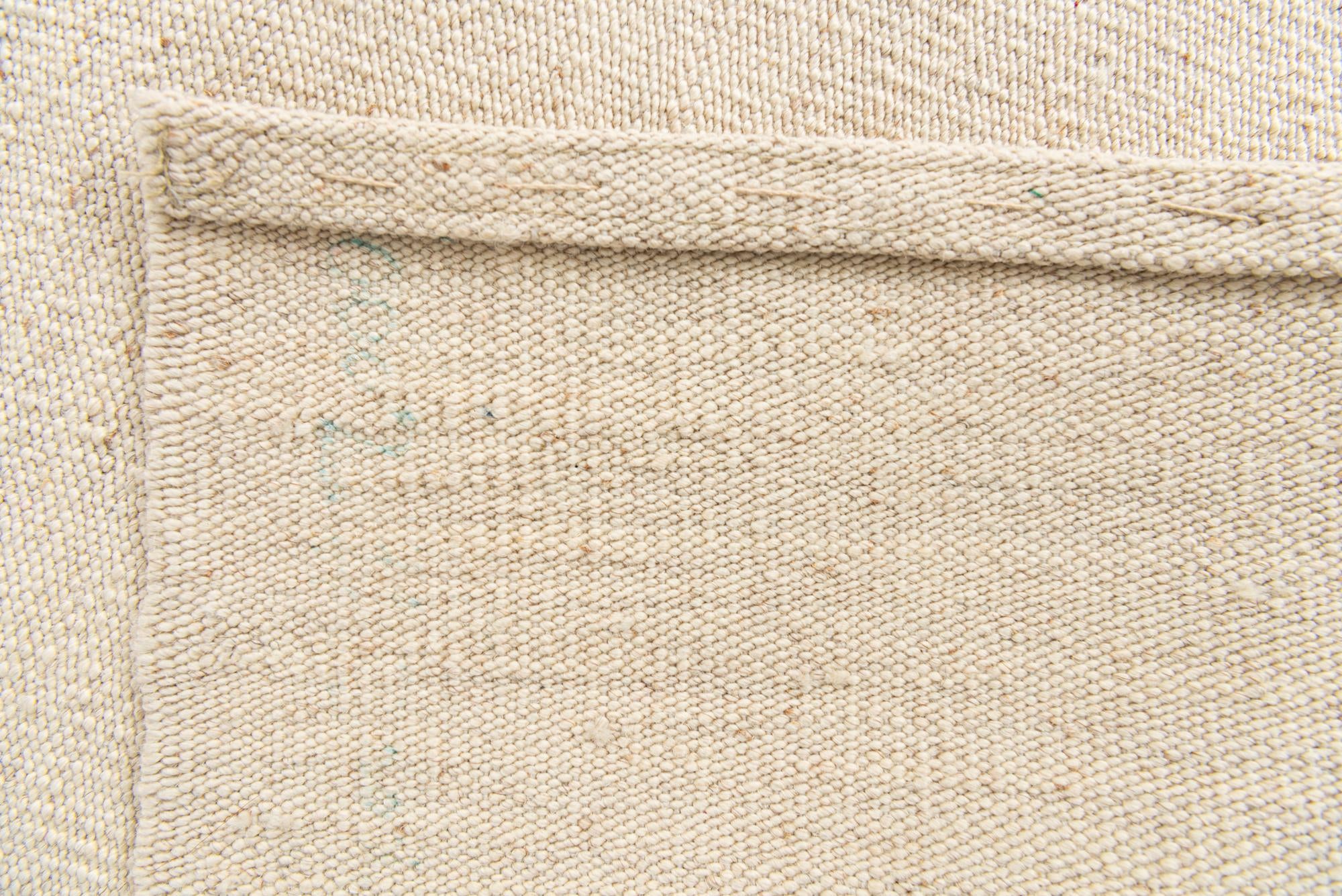 5' 4 x 6' Hand Woven Kilim Suzani Wool Rug