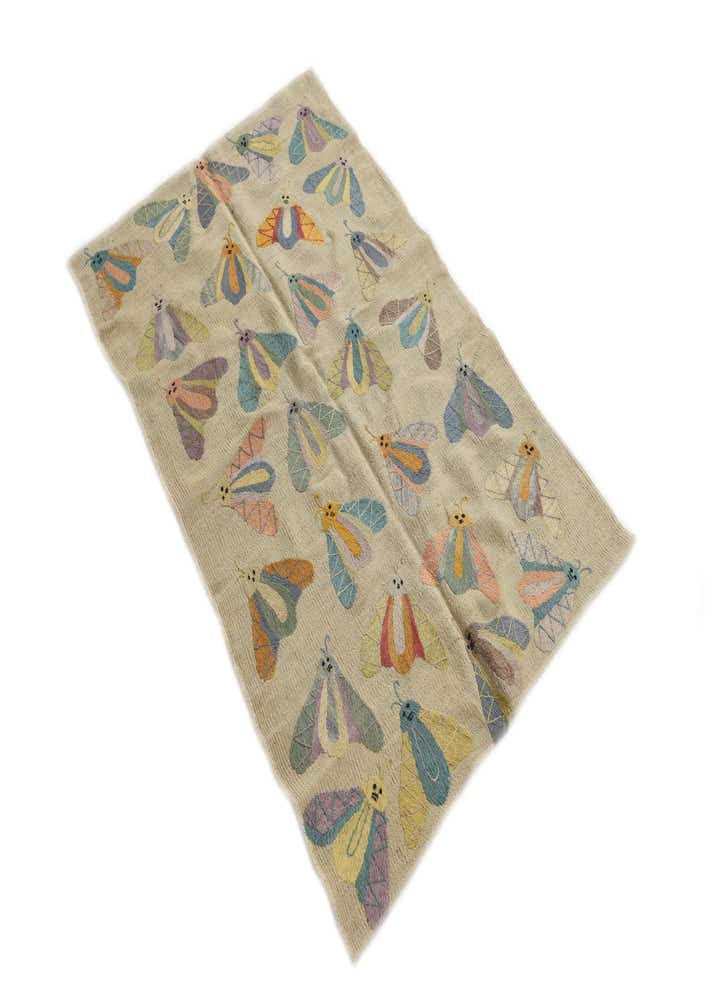 3' x 4' 8 Hand Woven Kilim Suzani Wool Rug