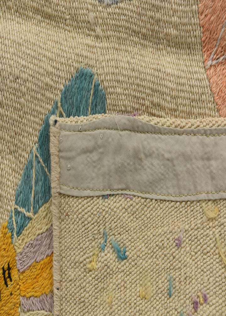 3' x 4' 8 Hand Woven Kilim Suzani Wool Rug