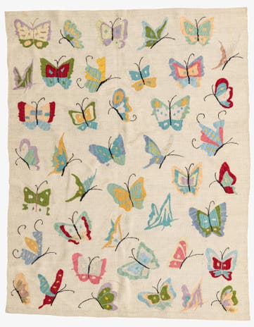 5' x 6' 3 Hand Woven Kilim Suzani Wool Rug