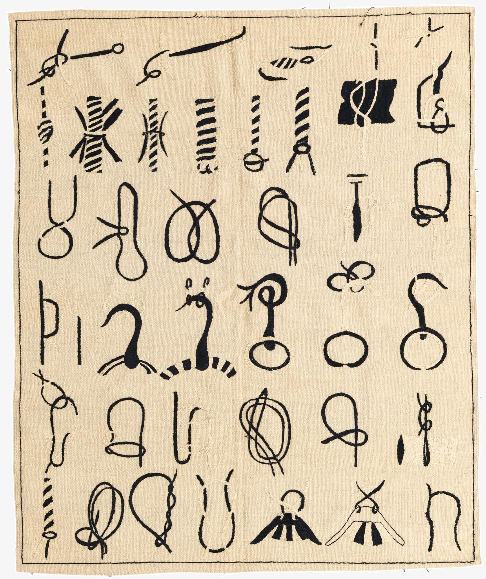 5' 1 x 6' 2  Hand Woven Kilim Suzani Wool Rug