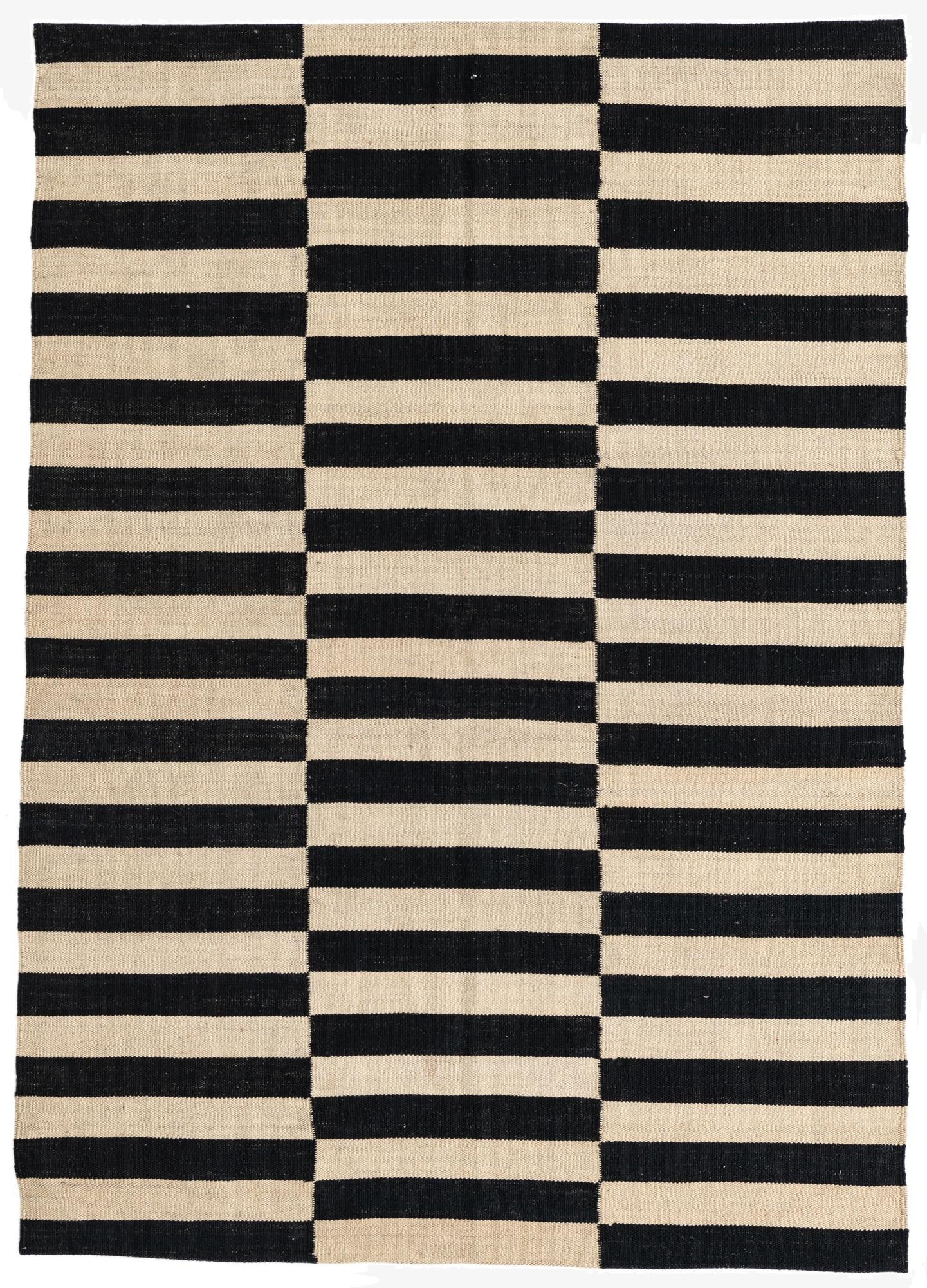 4' 1 x 5' 10  Hand Woven Kilim Suzani Wool Rug