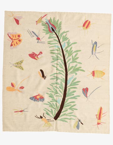 5' 4 x 6' Hand Woven Kilim Suzani Wool Rug