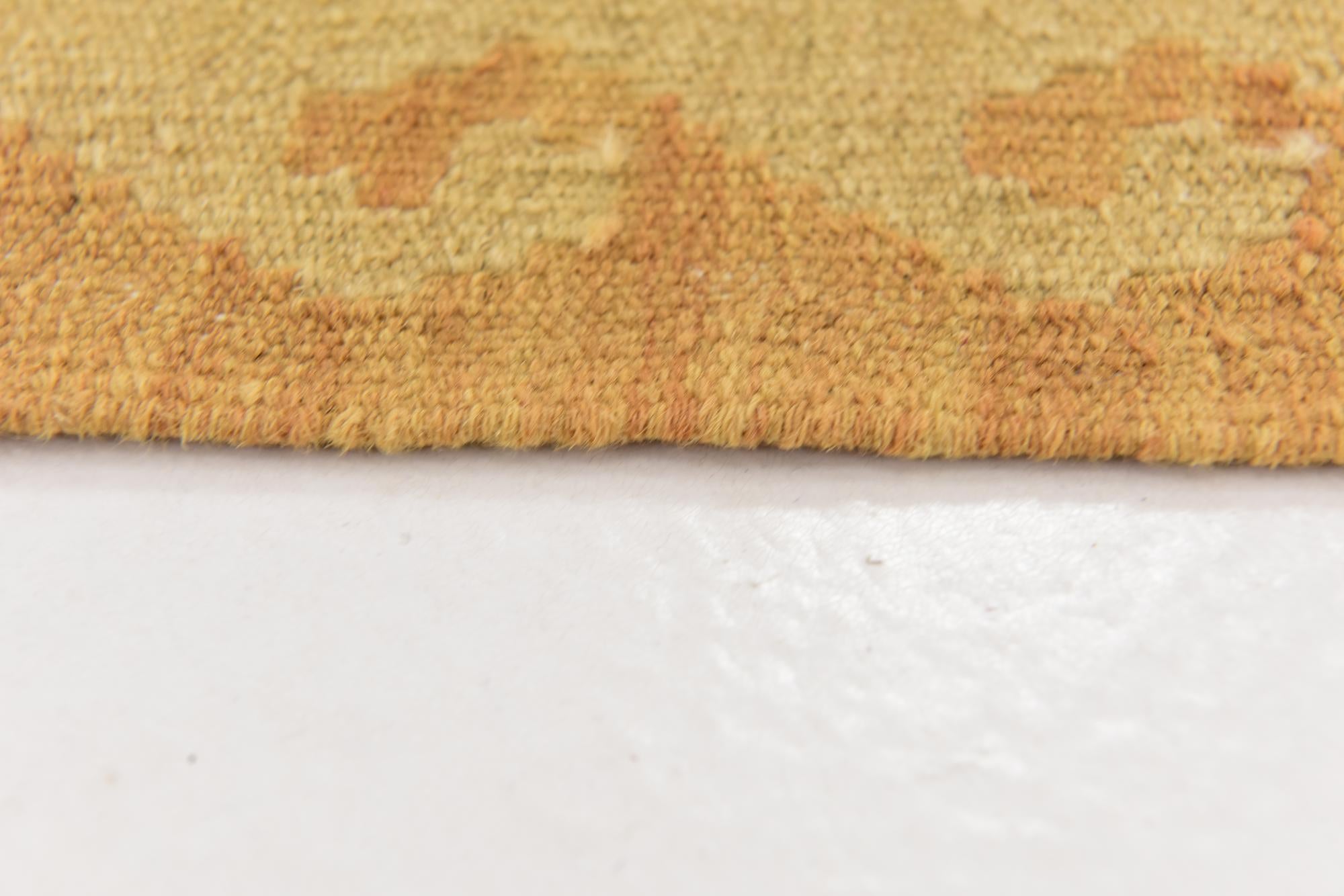 2' 7 x 4' 2 Hand Woven Kilim Waziri Wool Rug