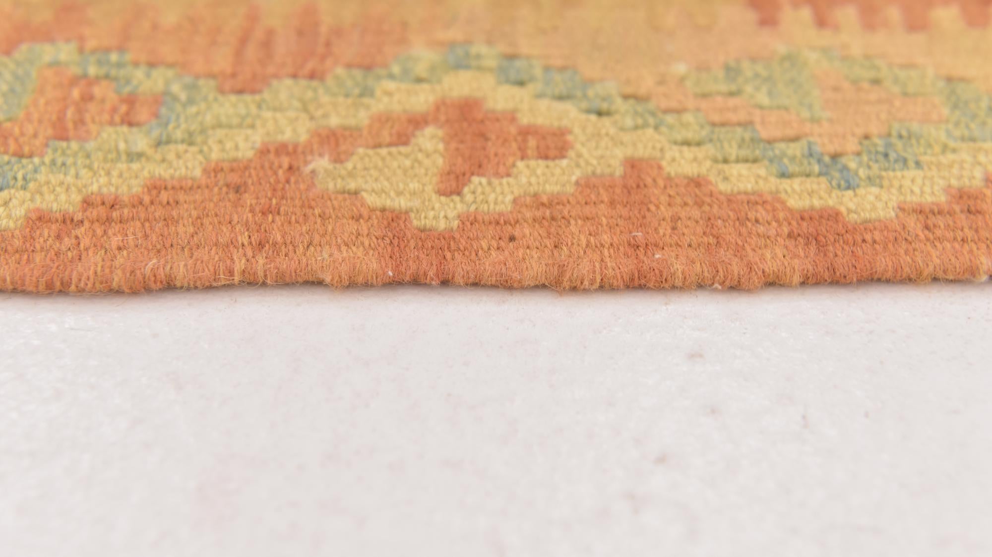 95cm x 155cm Hand Woven Kilim Waziri Wool Rug