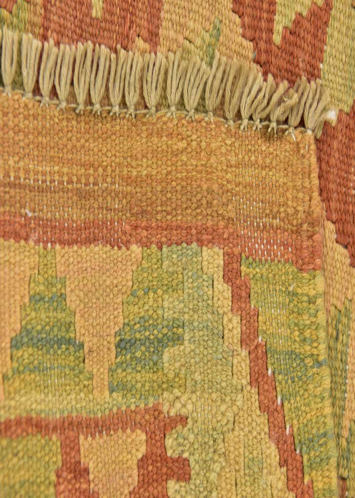 3' 3 x 5' 2 Hand Woven Kilim Waziri Wool Rug