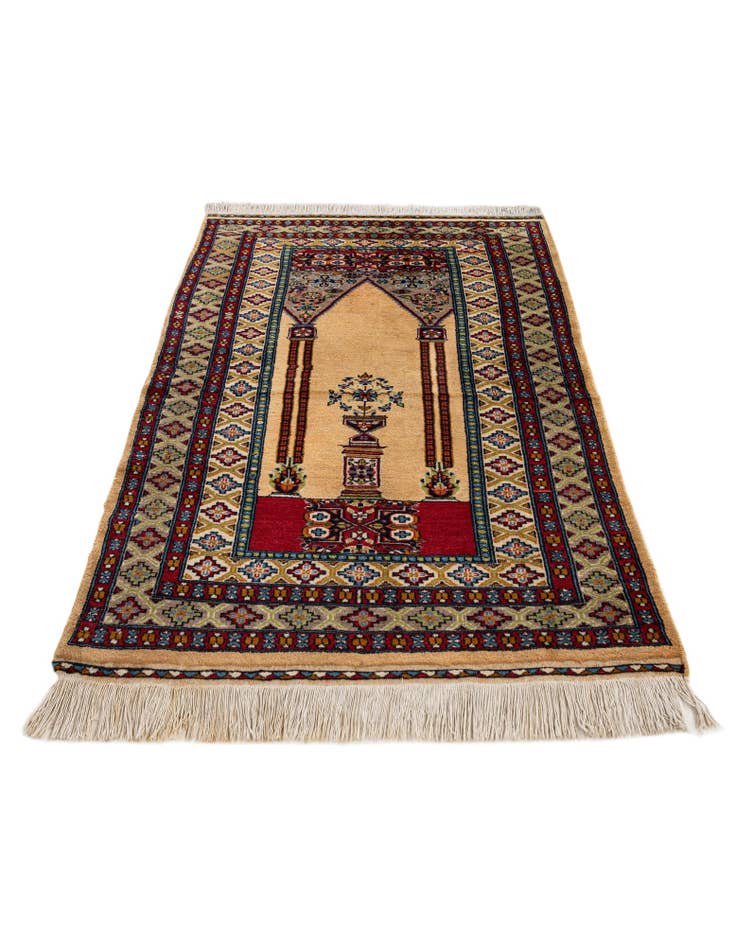 Detail image of 3' 1 x 4' 7 Hand Knotted Lahour Oriental Wool Rug