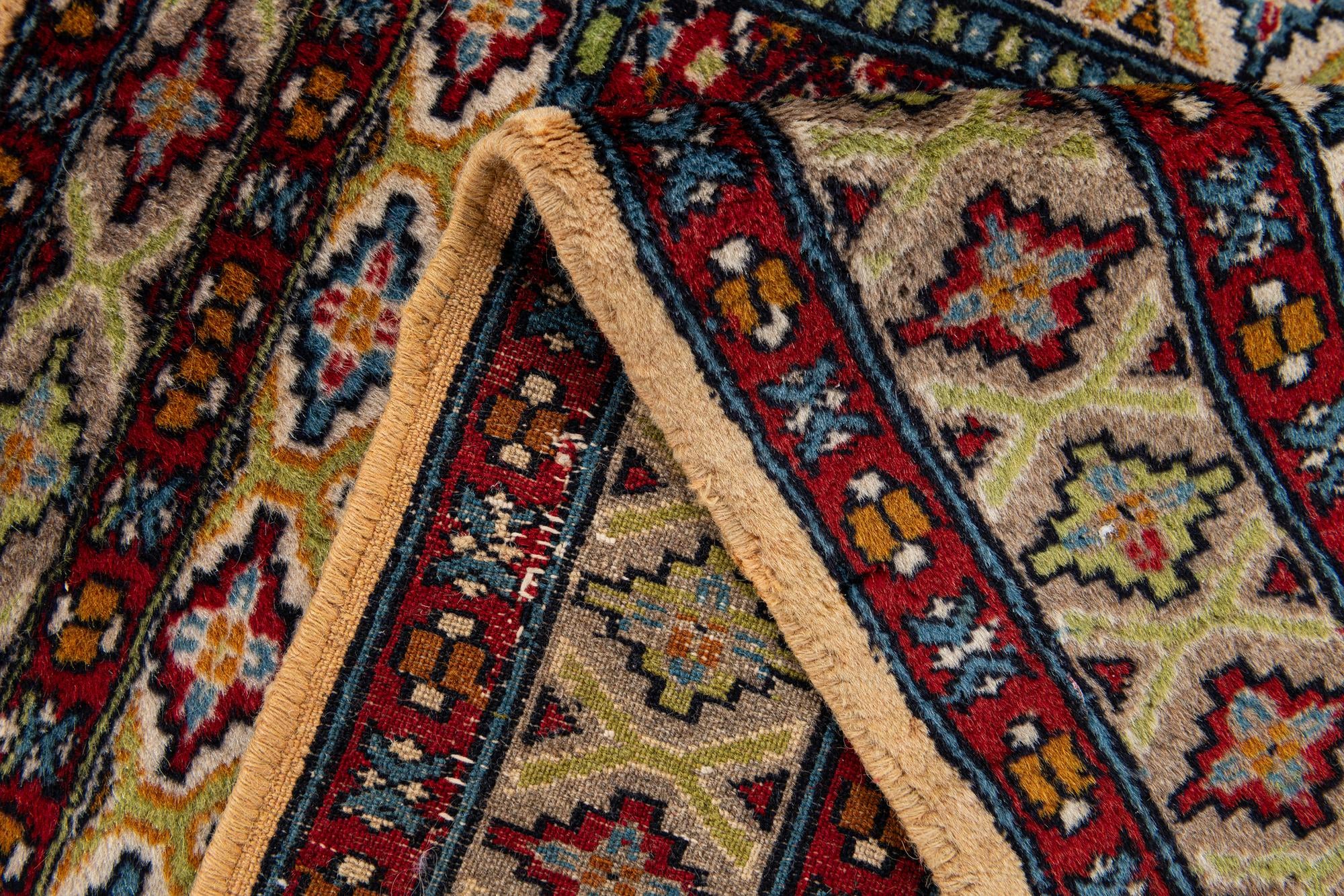 3' 1 x 4' 7 Hand Knotted Lahour Oriental Wool Rug