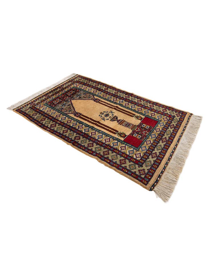 Detail image of 3' 1 x 4' 7 Hand Knotted Lahour Oriental Wool Rug