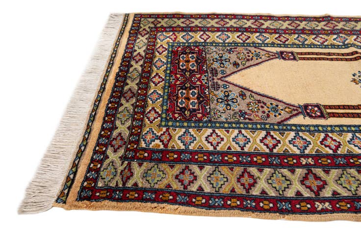 Detail image of 3' 1 x 4' 7 Hand Knotted Lahour Oriental Wool Rug