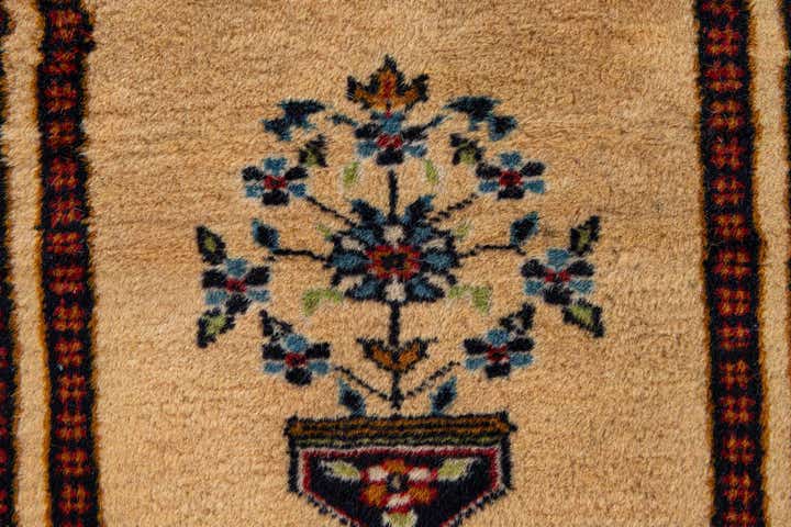 3' 1 x 4' 7 Hand Knotted Lahour Oriental Wool Rug