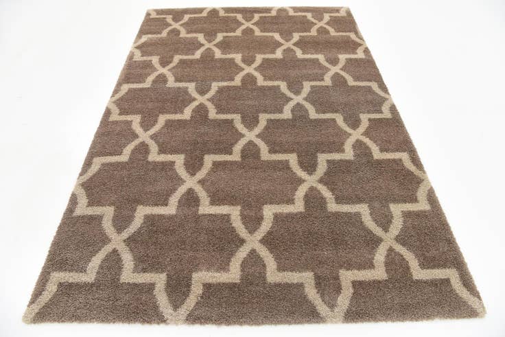 Detail image of 5' 3 x 7' 9 Lattice Rug