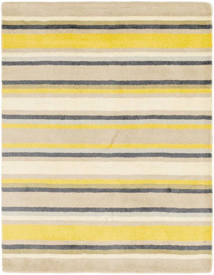 Detail image of 4' x 5' 8 Luna Wool Rug