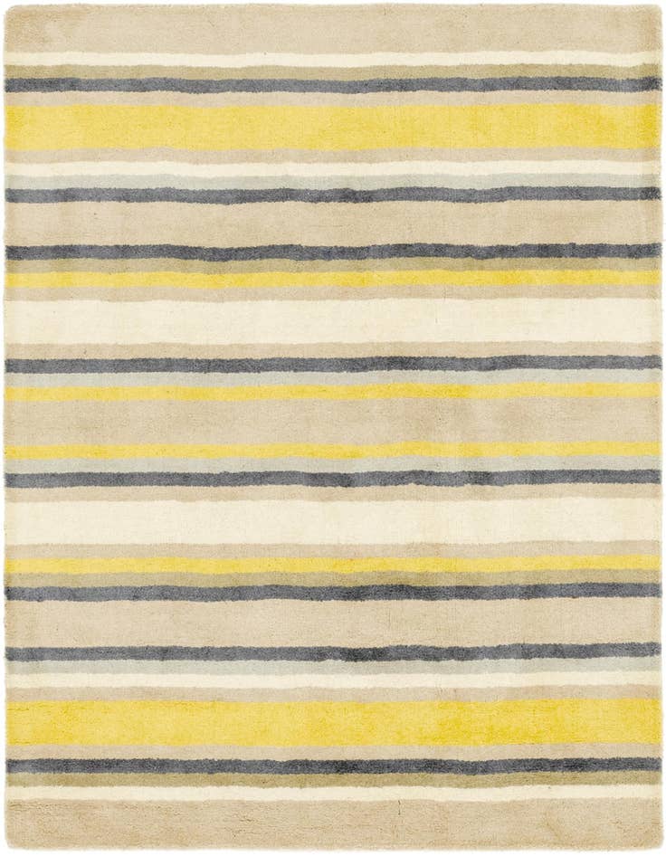 Detail image of 4' x 5' 7 Luna Wool Rug