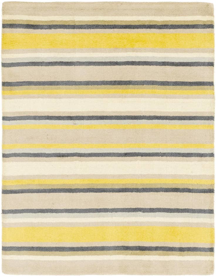 Detail image of 4' 2 x 5' 7 Luna Wool Rug