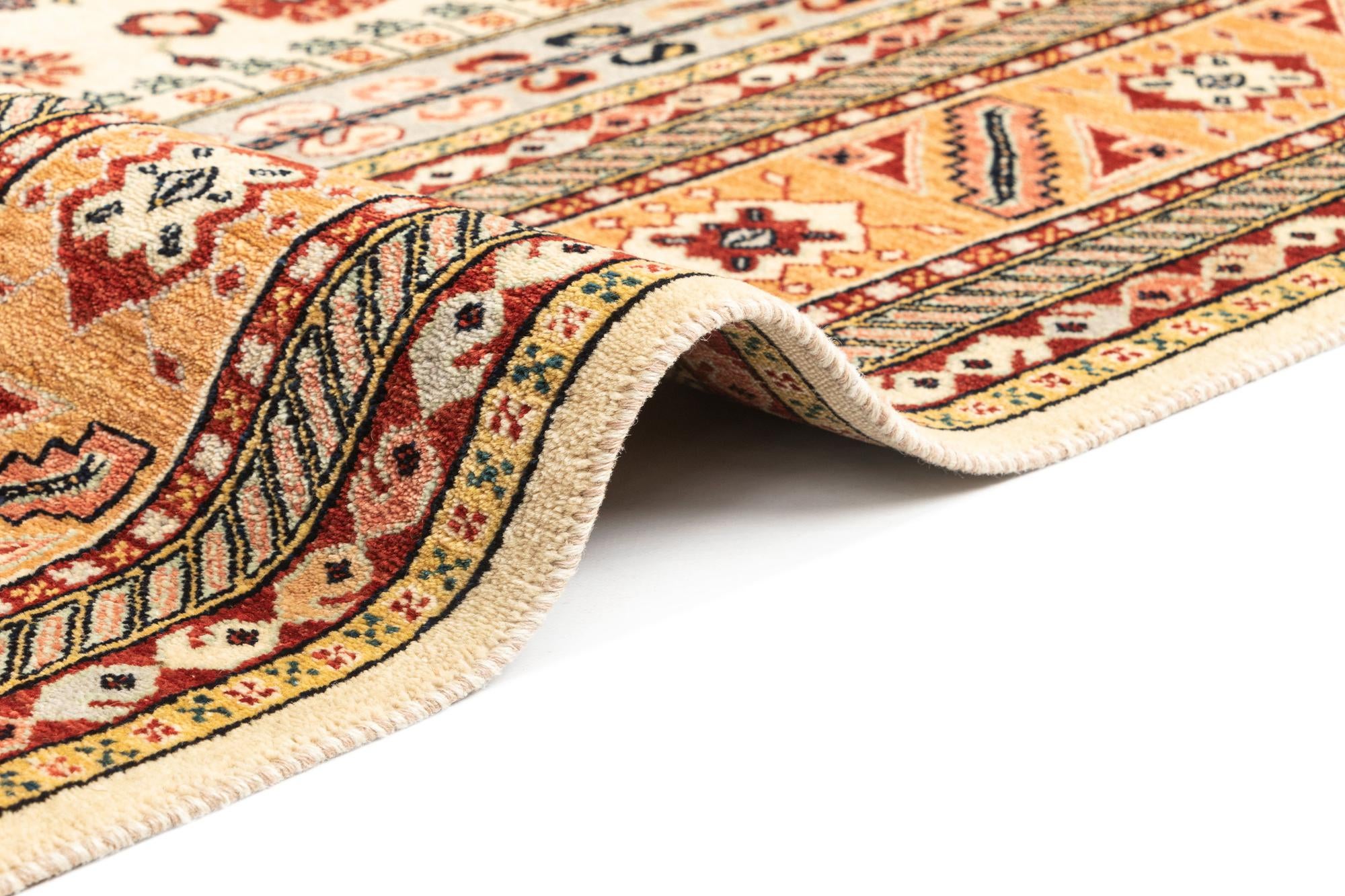 7' 10 x 11' 4 Hand Knotted Luribaft Rug