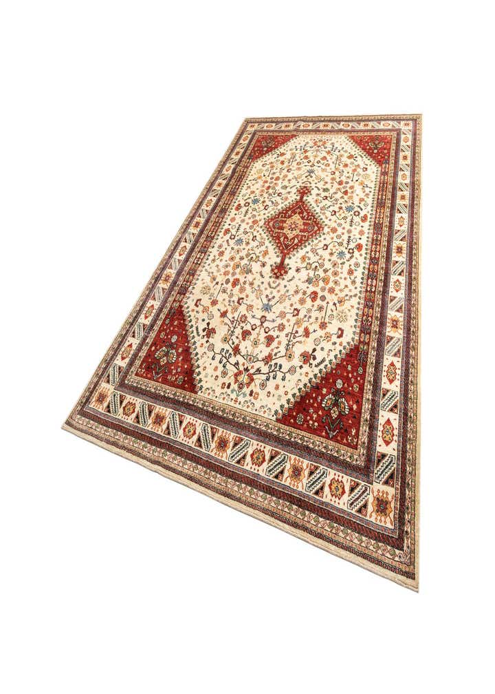 7' 11 x 11' 2 Hand Knotted Luribaft Rug