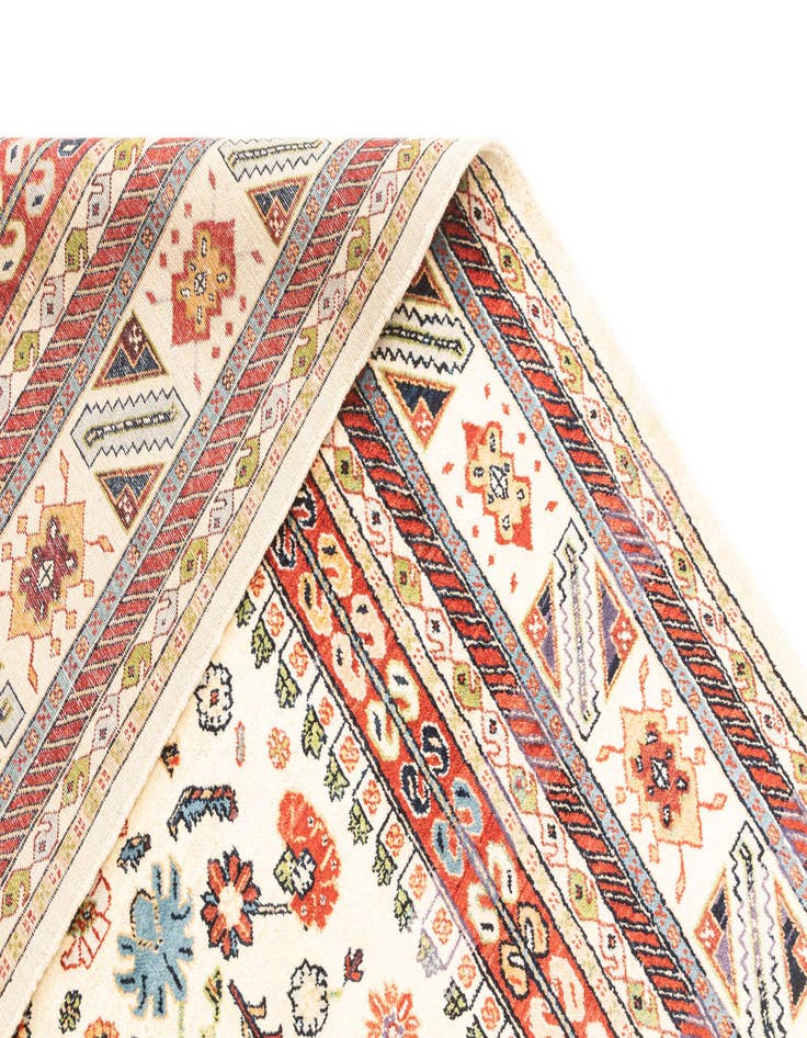 Detail image of 7' 11 x 11' 2 Hand Knotted Luribaft Rug