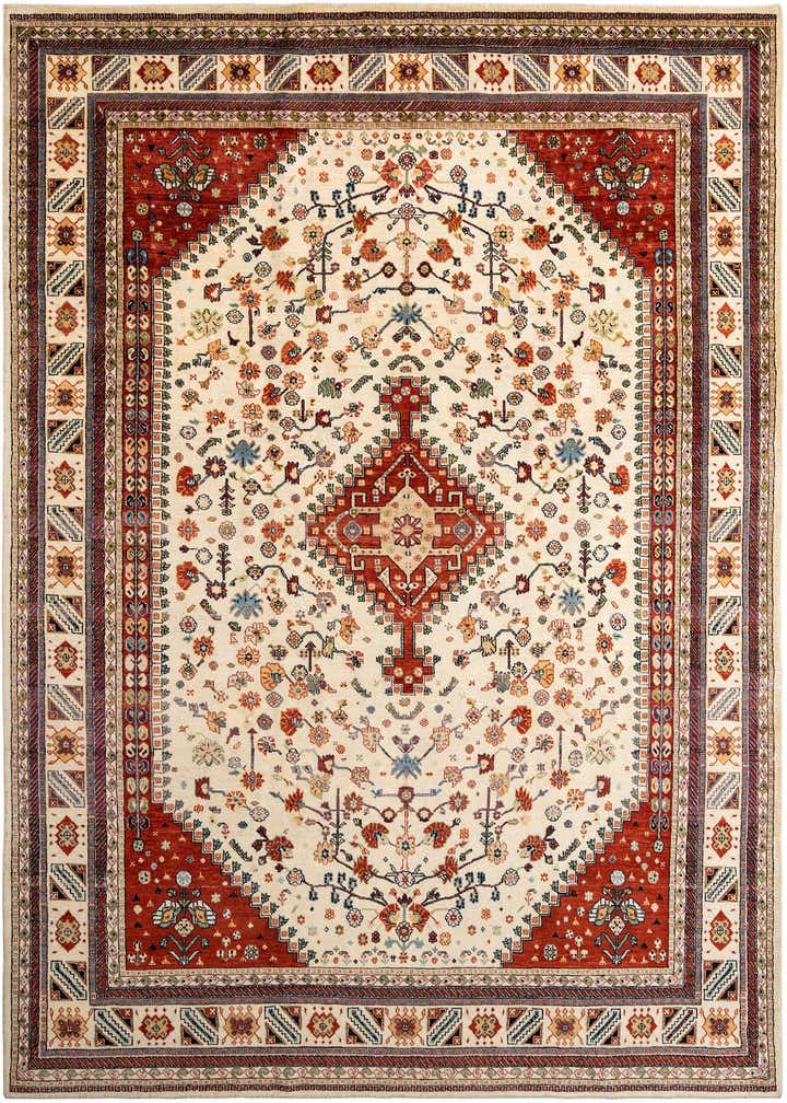 7' 11 x 11' 2 Hand Knotted Luribaft Rug
