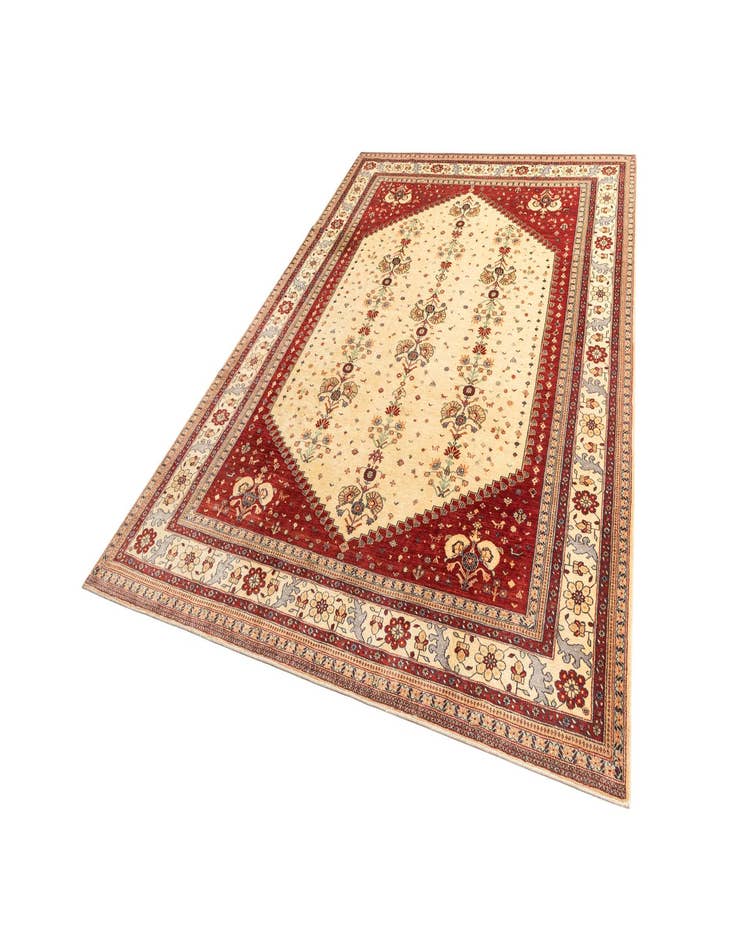 Detail image of 8' 1 x 11' Hand Knotted Luribaft Rug