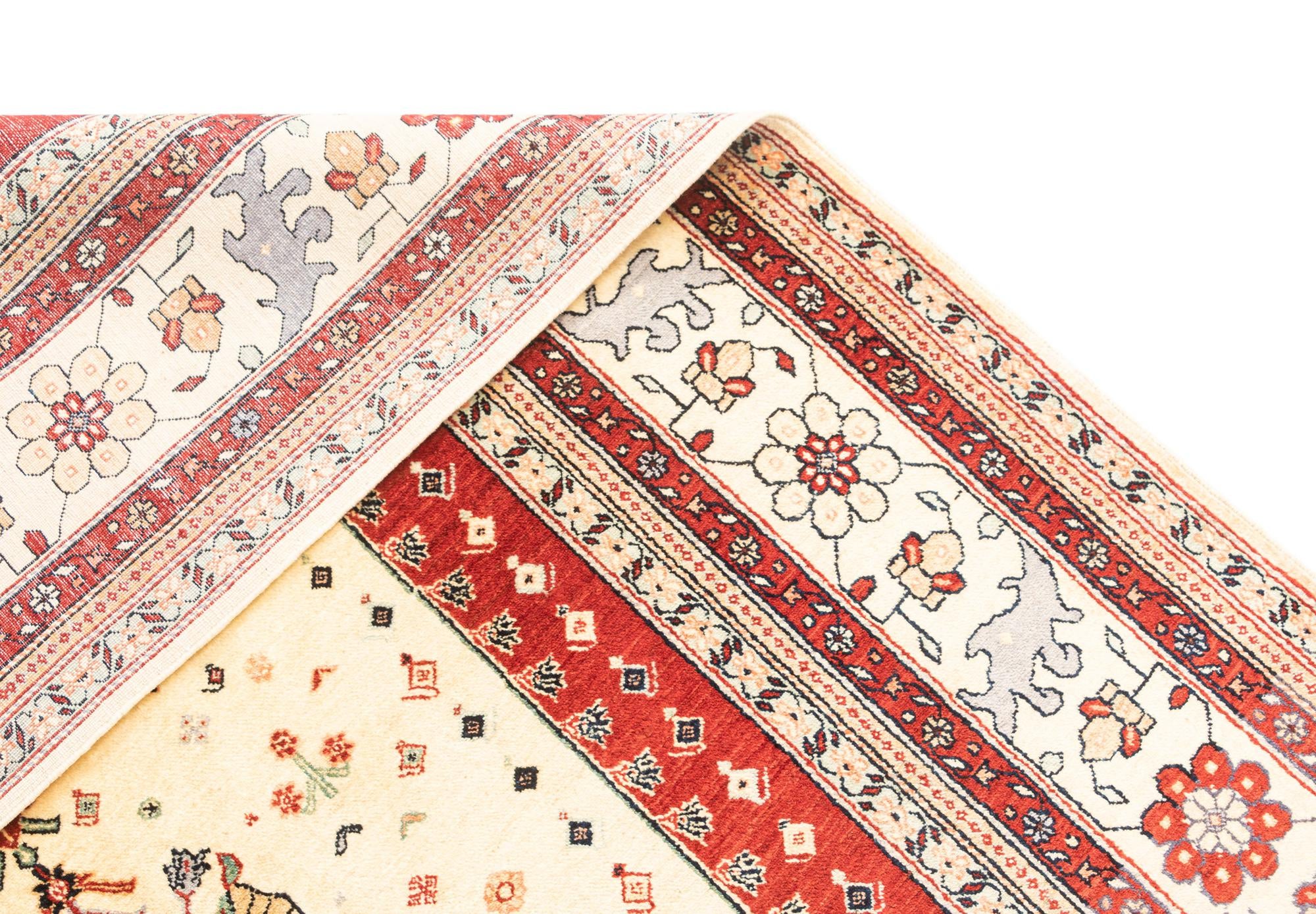 8' 1 x 11' Hand Knotted Luribaft Rug
