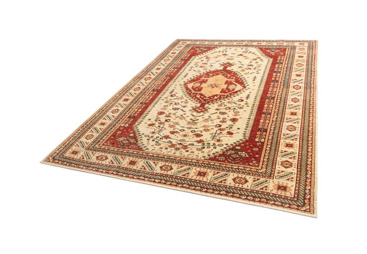 Detail image of 8' 1 x 10' 10 Hand Knotted Luribaft Rug