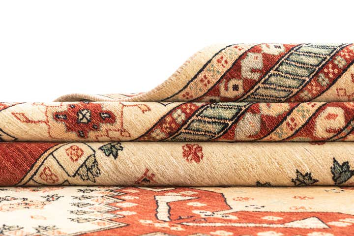 8' 1 x 10' 10 Hand Knotted Luribaft Rug