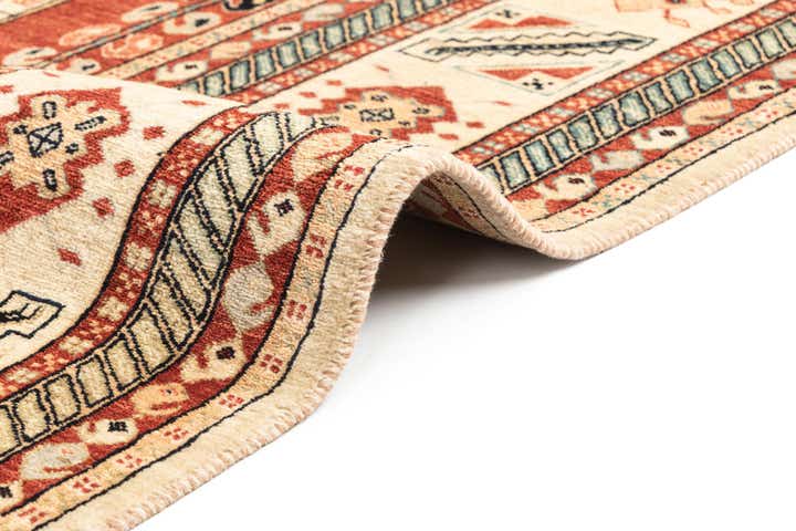 8' 1 x 10' 10 Hand Knotted Luribaft Rug